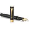 Перьевая ручка PARKER DUOFOLD CLASSIC CENTENNIAL F77, Black / Gold (Перо F) 1931381